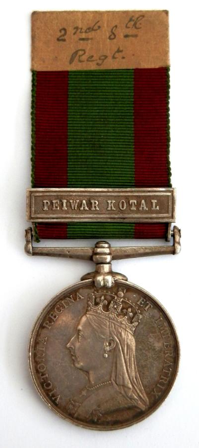 Afghanistan Medal 1879. 694 Pte Joseph Furey, 2/8th (Liverpool) Regt.