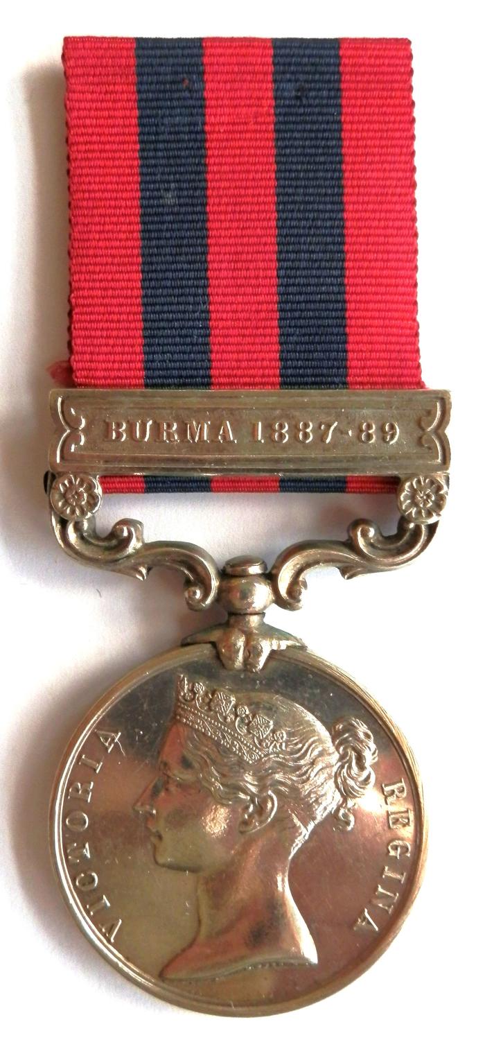 Indian General Service 1854. Private J. Brealey 4th Bn. Rifle Brigade.