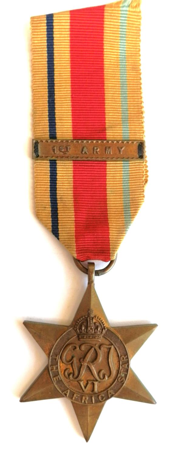 Africa Star, Campaign Africa 1940-43. Clasp 1st Army