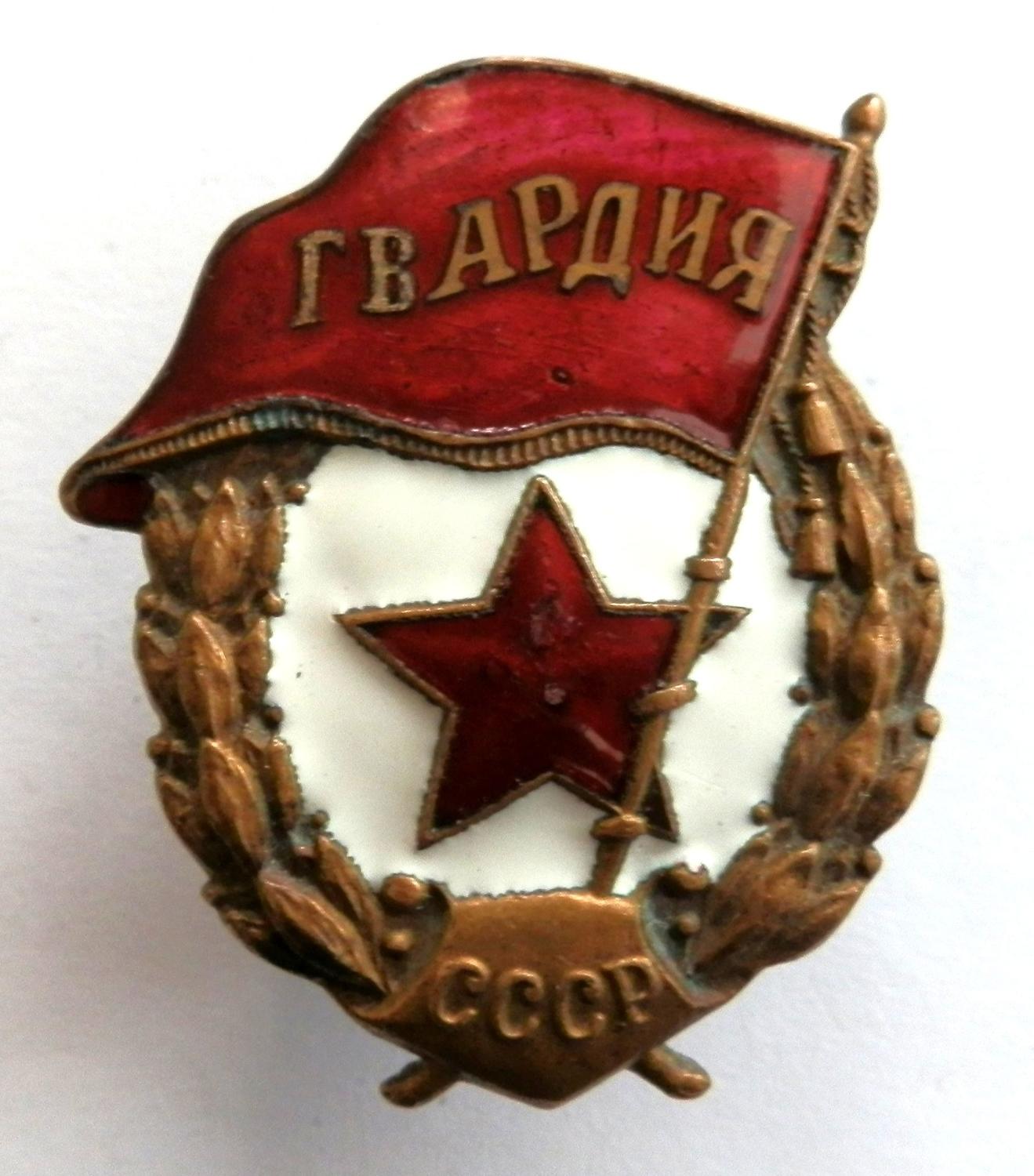Russian CCCP Red Army Guards Pin Badge