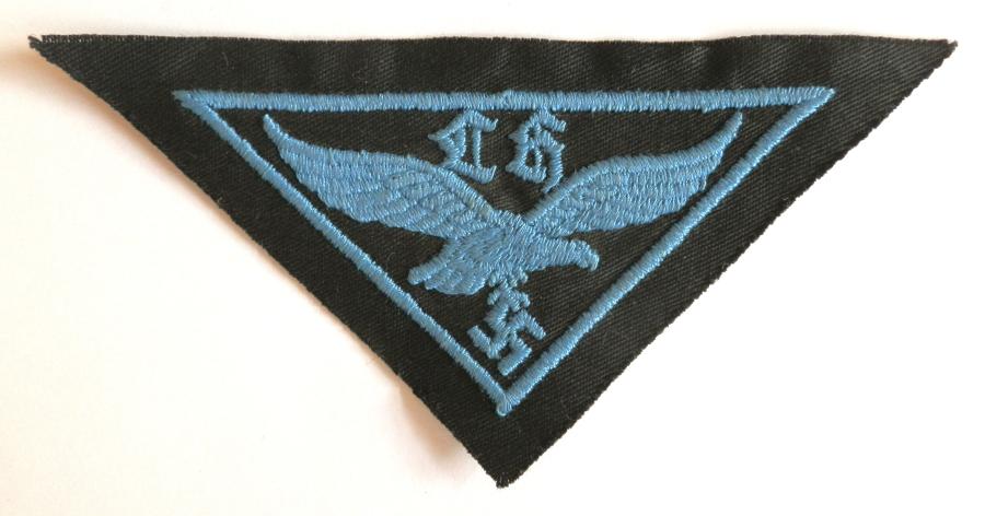 Hitler Youth Helpers Flak Breast Eagle Cloth Insignia