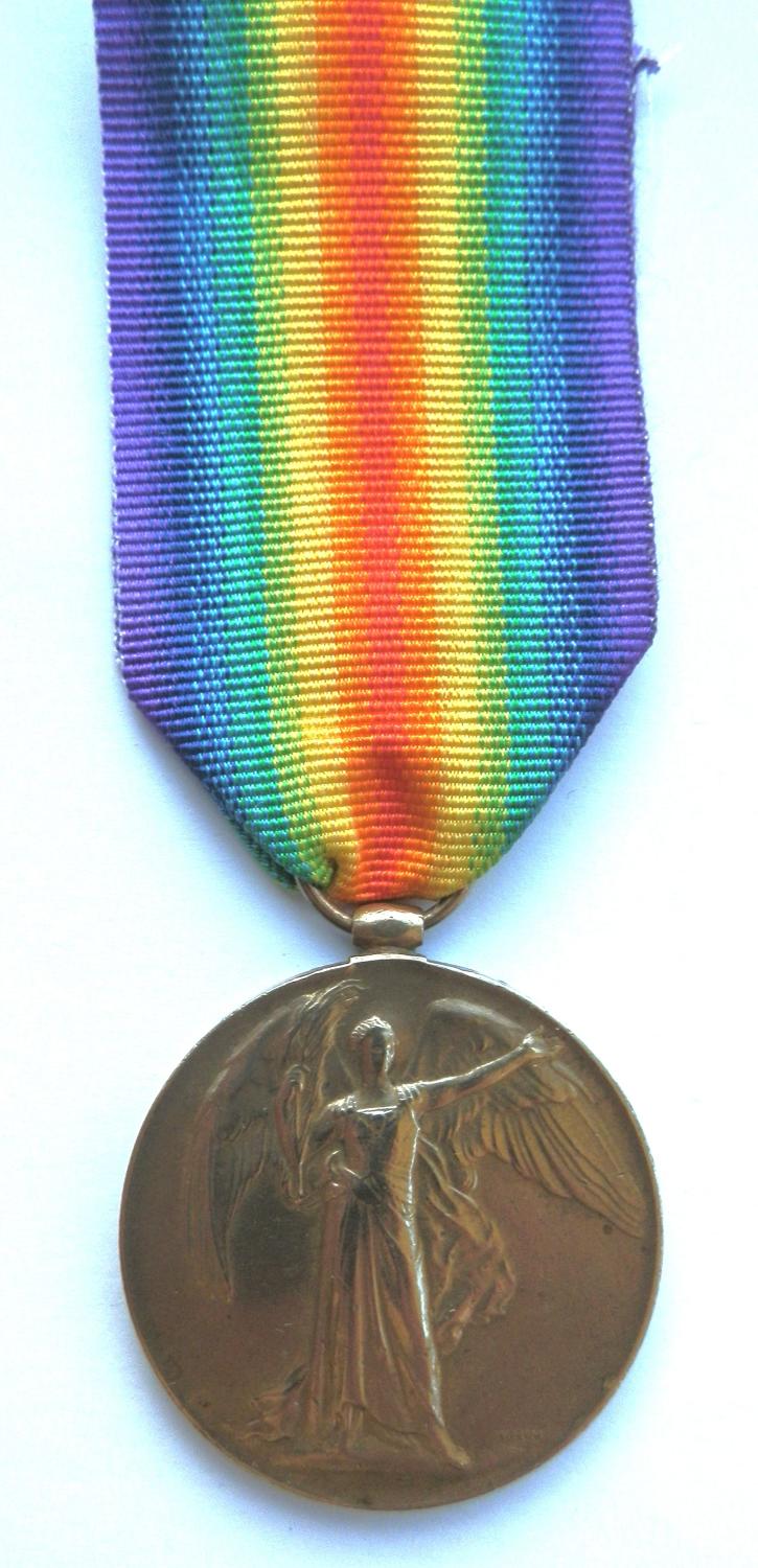 Victory Medal. 3.AM. Archiebald H. Brooker. Royal Air Force