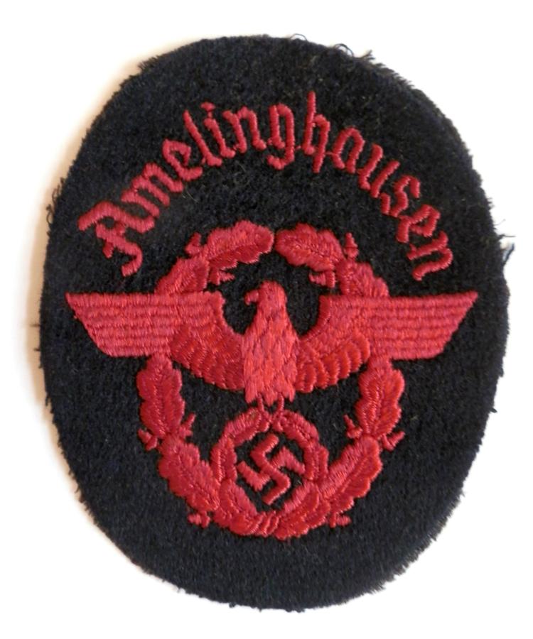 Third Reich Police Sleeve Badge.