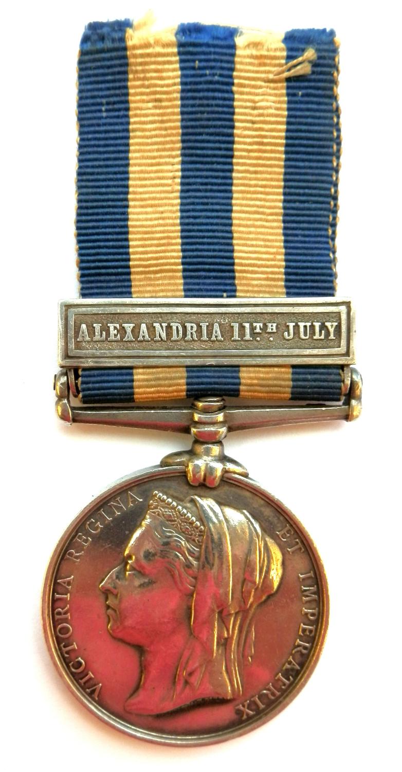 Egypt Medal 1882-89. Leading Seaman G.Littlewood, HMS Invincible