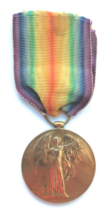 Victory Medal. Private James Scott. The Queen's Regiment