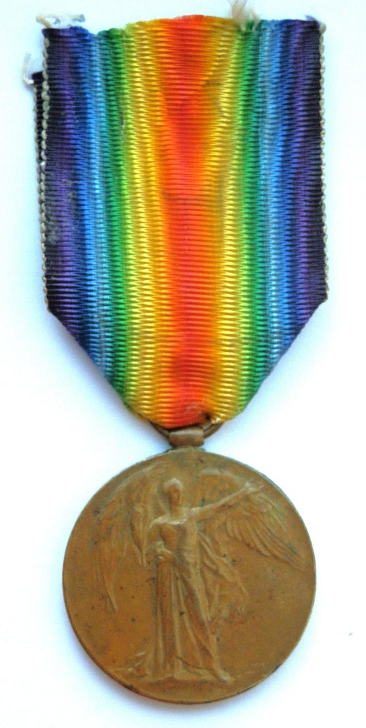 Victory Medal. Pte. Frederick C. French. 12th Royal Scots.