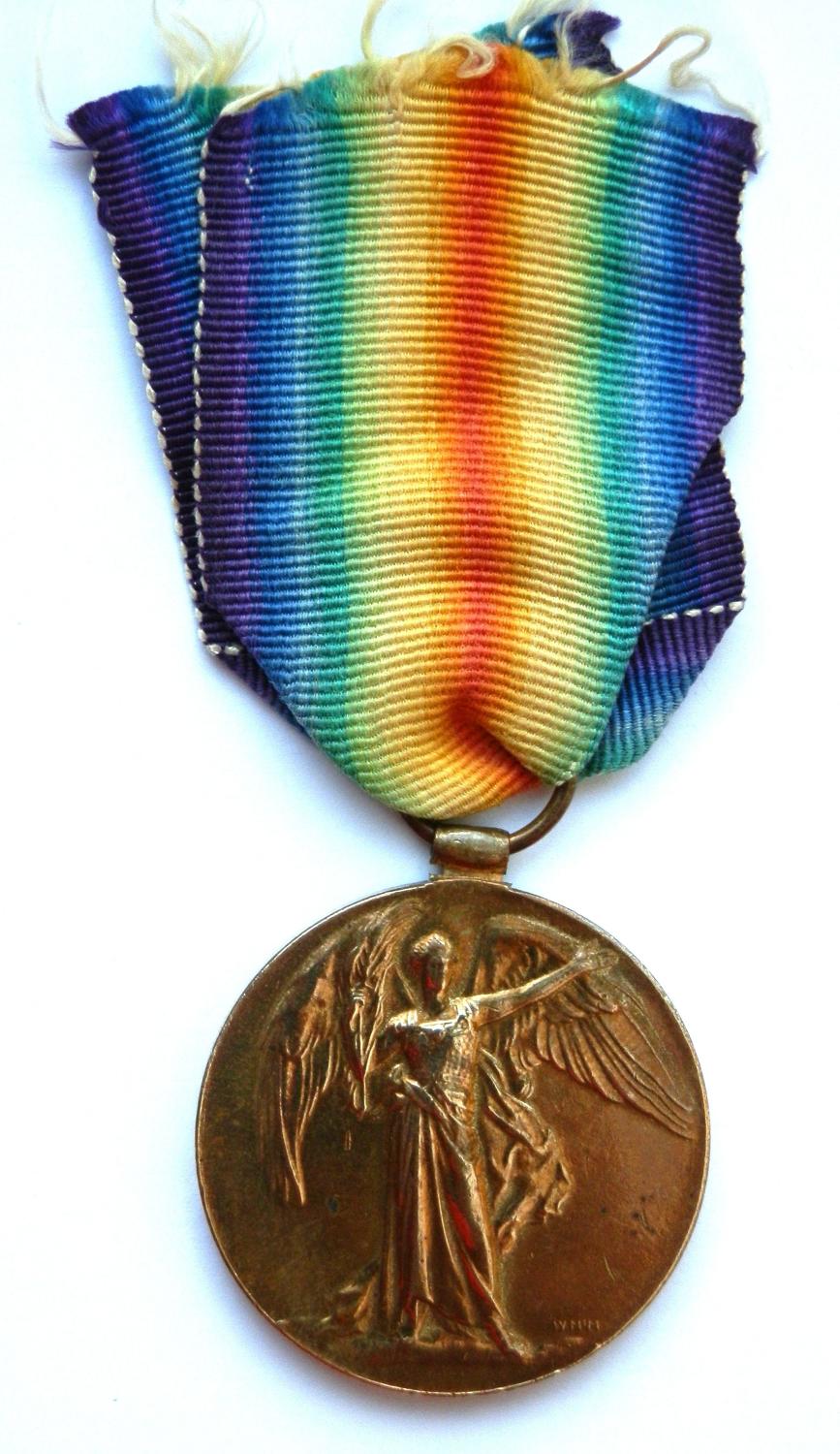 Victory Medal. Private Thomas J. Wright. Liverpool Regiment