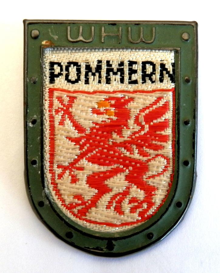 WHW (Winterhilfswerk) Pommern Tinnie.