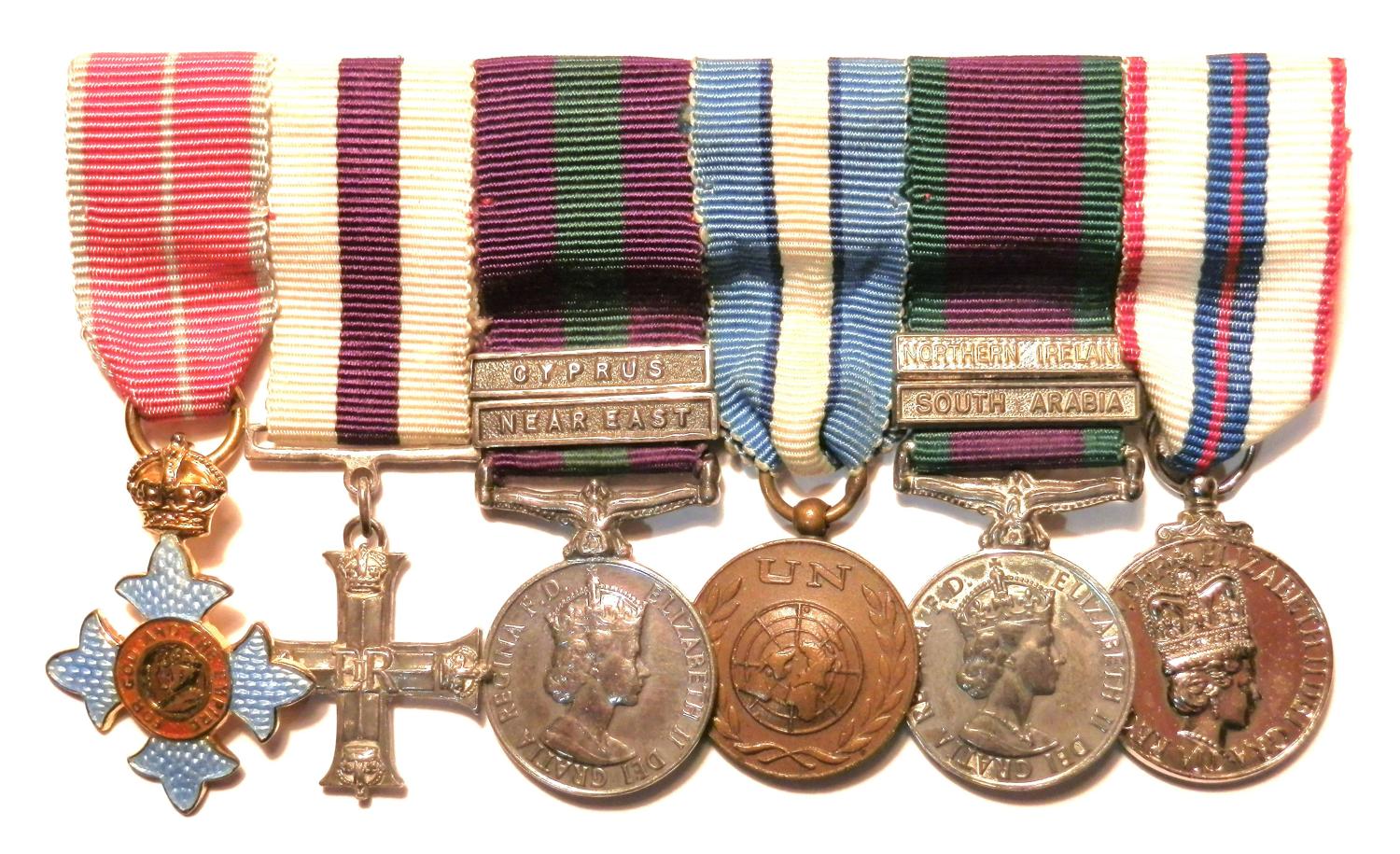 Contemporary Gallantry Group of Six Miniature Medals. Un-attributed.