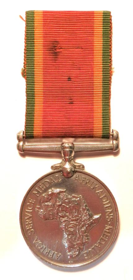 Africa Service Medal WWII 39-45. G.E, Erasmus