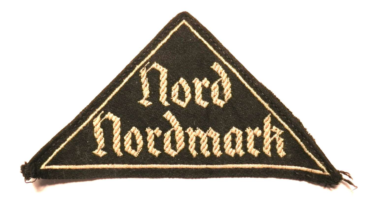 Nord Nordmark, HJ or BDM, District Triangle Cloth Insignia.