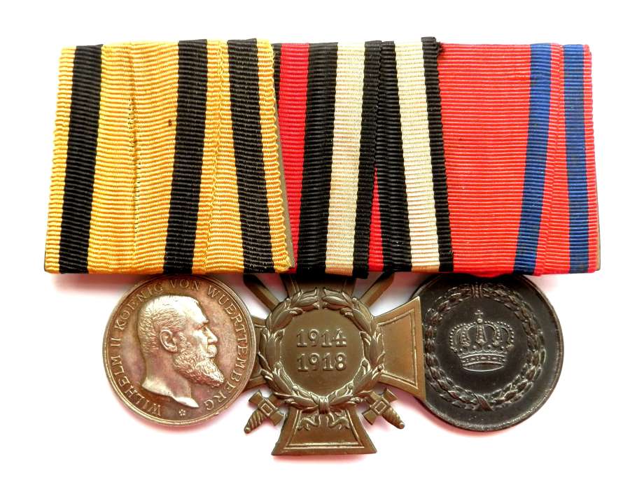 GROUP OF THREE. German Imperial Medal Group.