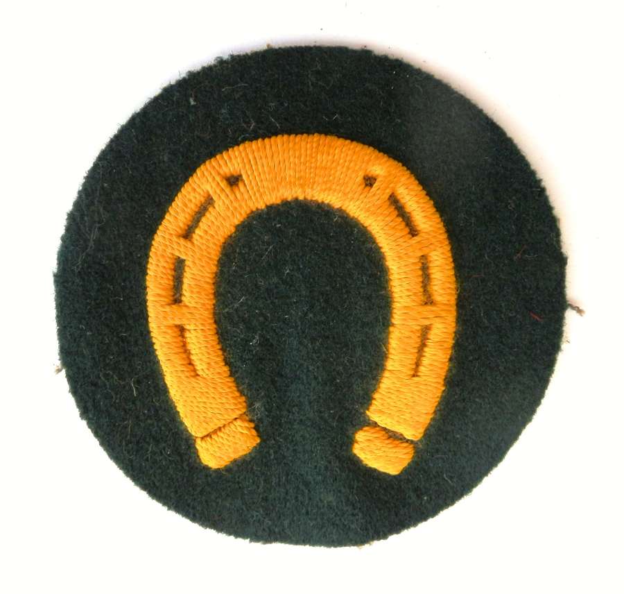 German Wehrmacht Farrrier Trade Sleeve Badge.