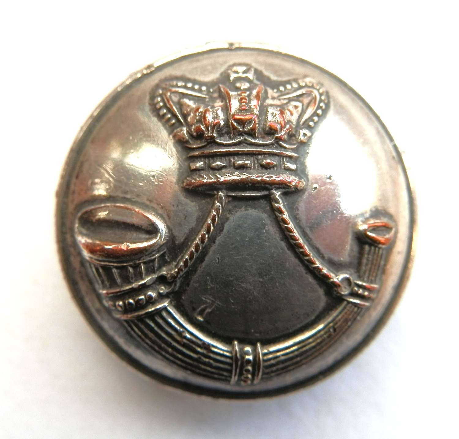 Durham Light Infantry Officers Silvered Button