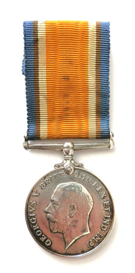 British War Medal. Sjt F.J. Balson. 2 Hants Regt. Late 2/Lt. R.Berks R