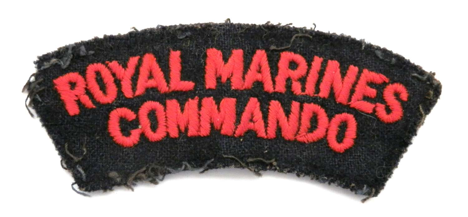 Royal Marines Commando Cloth Shoulder Title