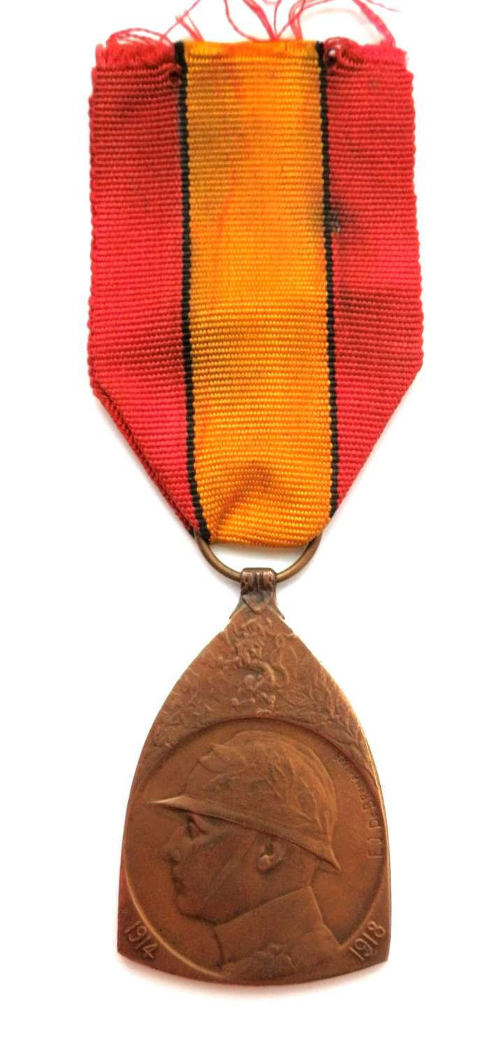 Belgium Military Issue Commemorative Medal 1914-18 War