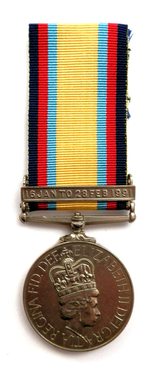 Gulf Medal 1990-91 Sgt I. S. Ciobanu Romanian Military Hospital.