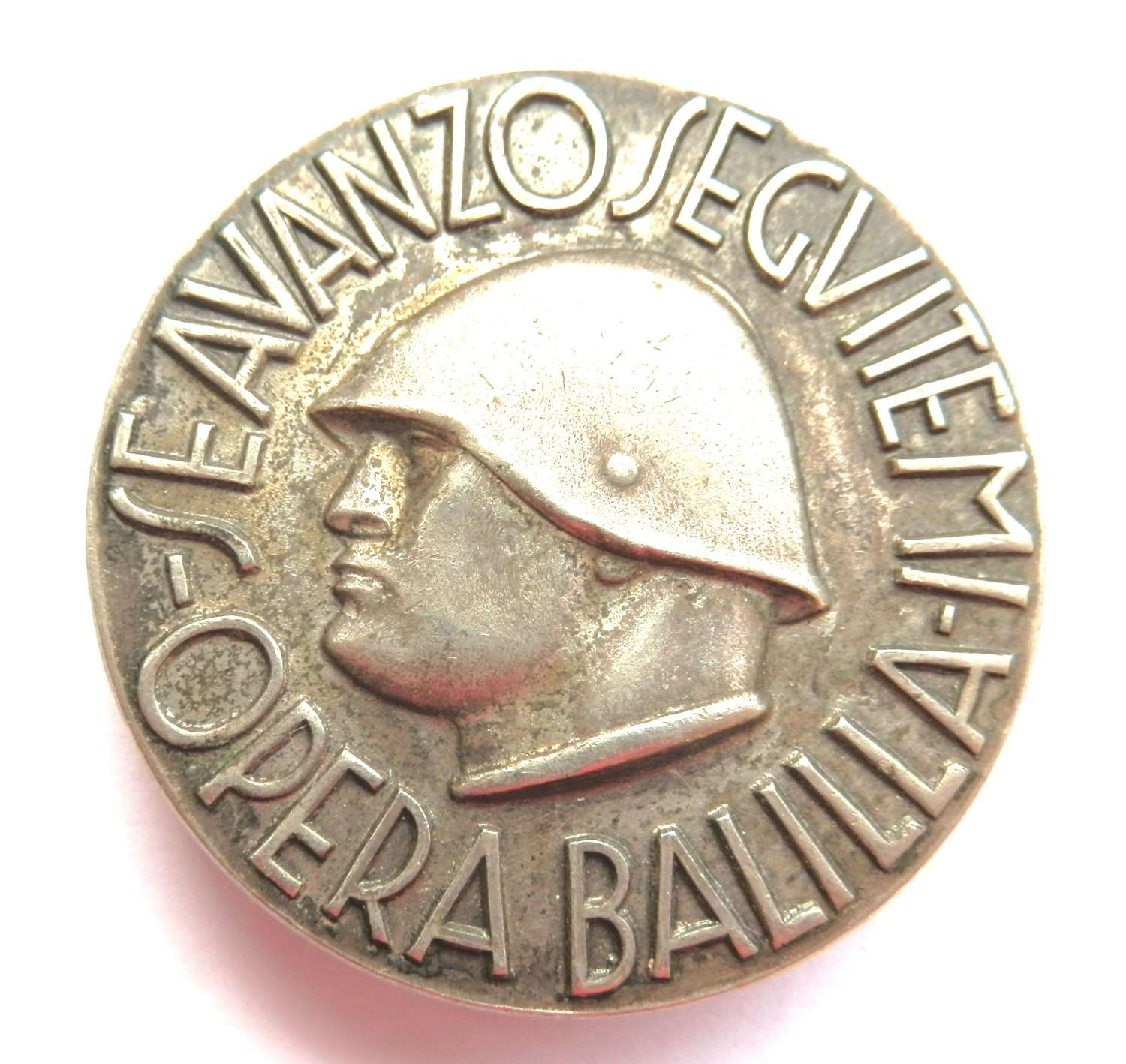 Italian Opera Balilla Fascist Badge