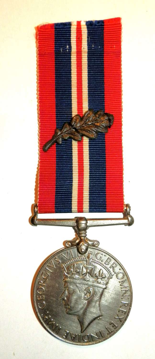 1939-45 War Medal with MID Oak Leaf