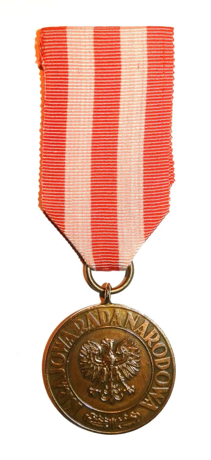 World War II Polish Forces Victory Medal 1945.