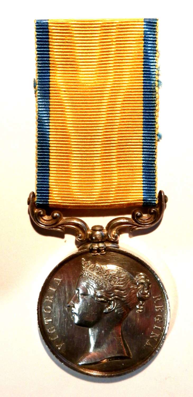 Baltic Medal 1856, Un-named as issued to the Royal Navy.