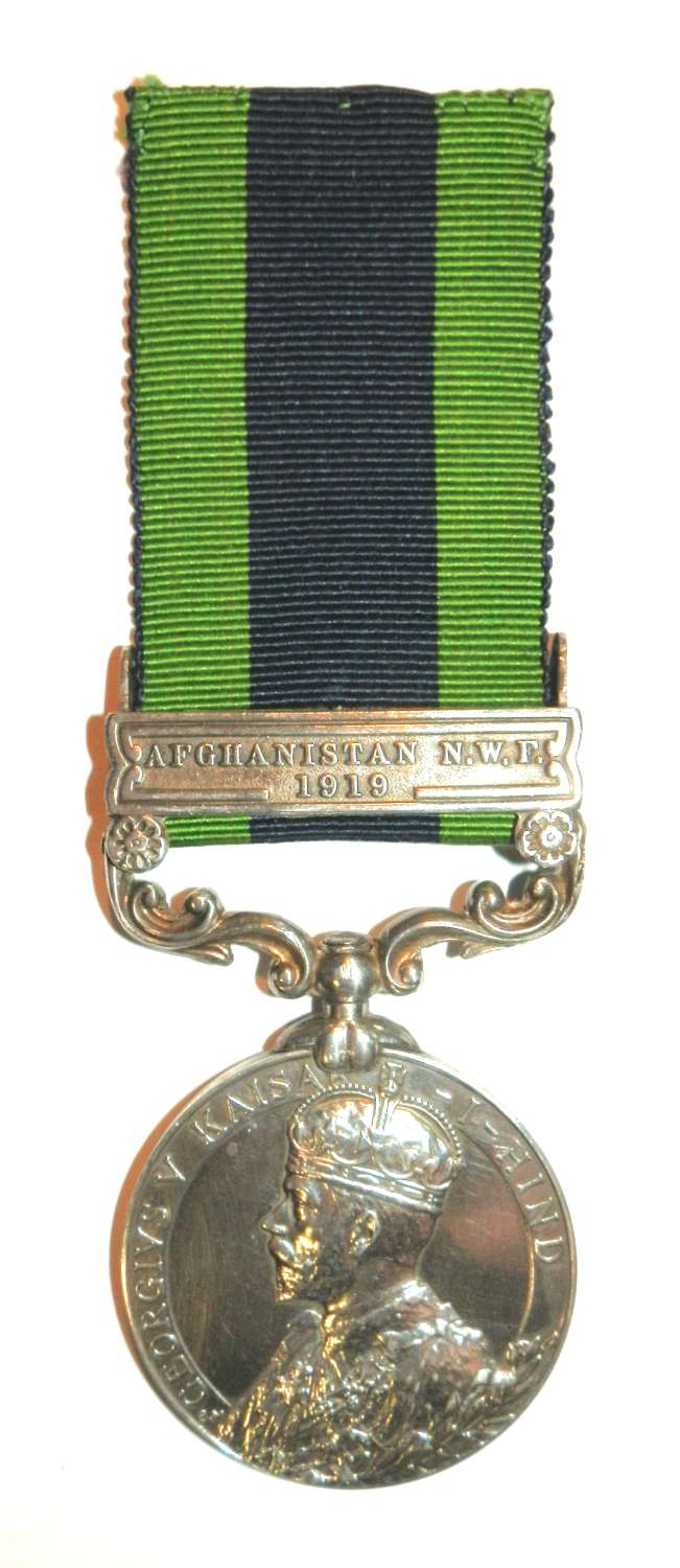 Indian General Service 1908. Pte. G.H. Parker. Royal West Kent Regt
