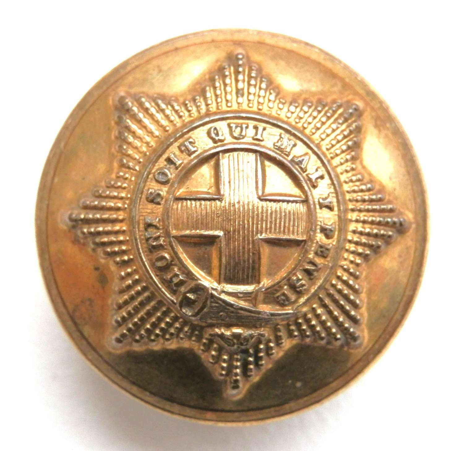 Coldstream Guards Officers Gilt Button.