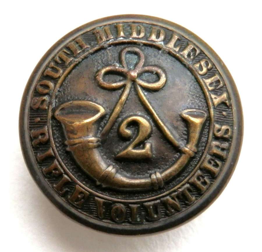 2nd South Middlesex Volunteers Button.
