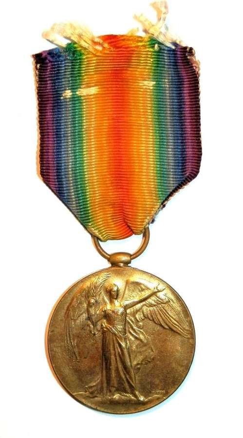 Victory Medal. Private William J. Harris. Army Service Corps.