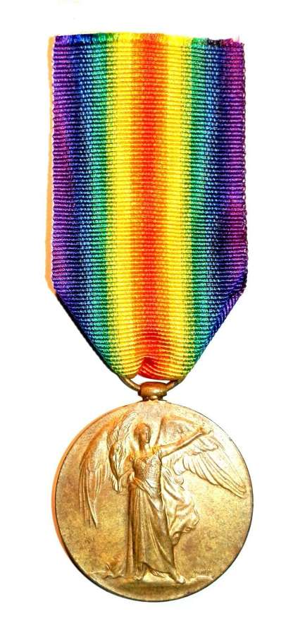 Victory Medal. Pte. Alfred Moore. 1st/7th Hampshire Regiment