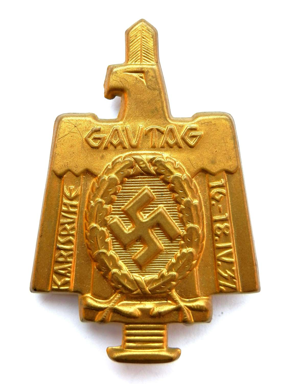 Gautag Karlsruhe 1937 Badge.