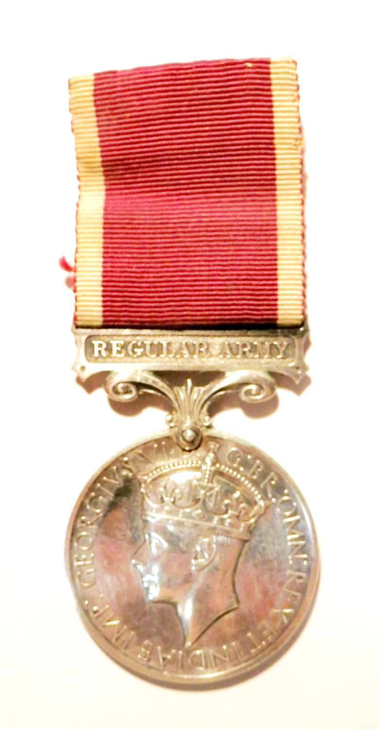 Army L.S. & G.C. Medal Sgt C.E. Bryant. Royal Signals.