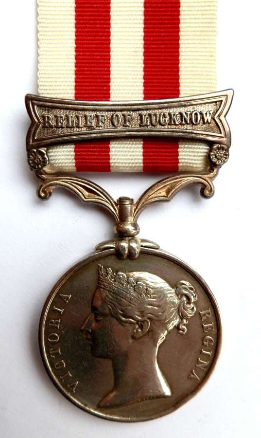 India Mutiny Medal 1858. Patrick McGuire. 82nd Regiment of Foot.