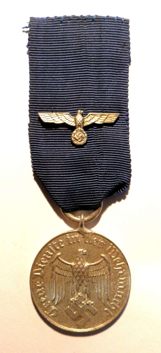 Wehrmacht ‘Army’ 4 Years Long Service Medal.