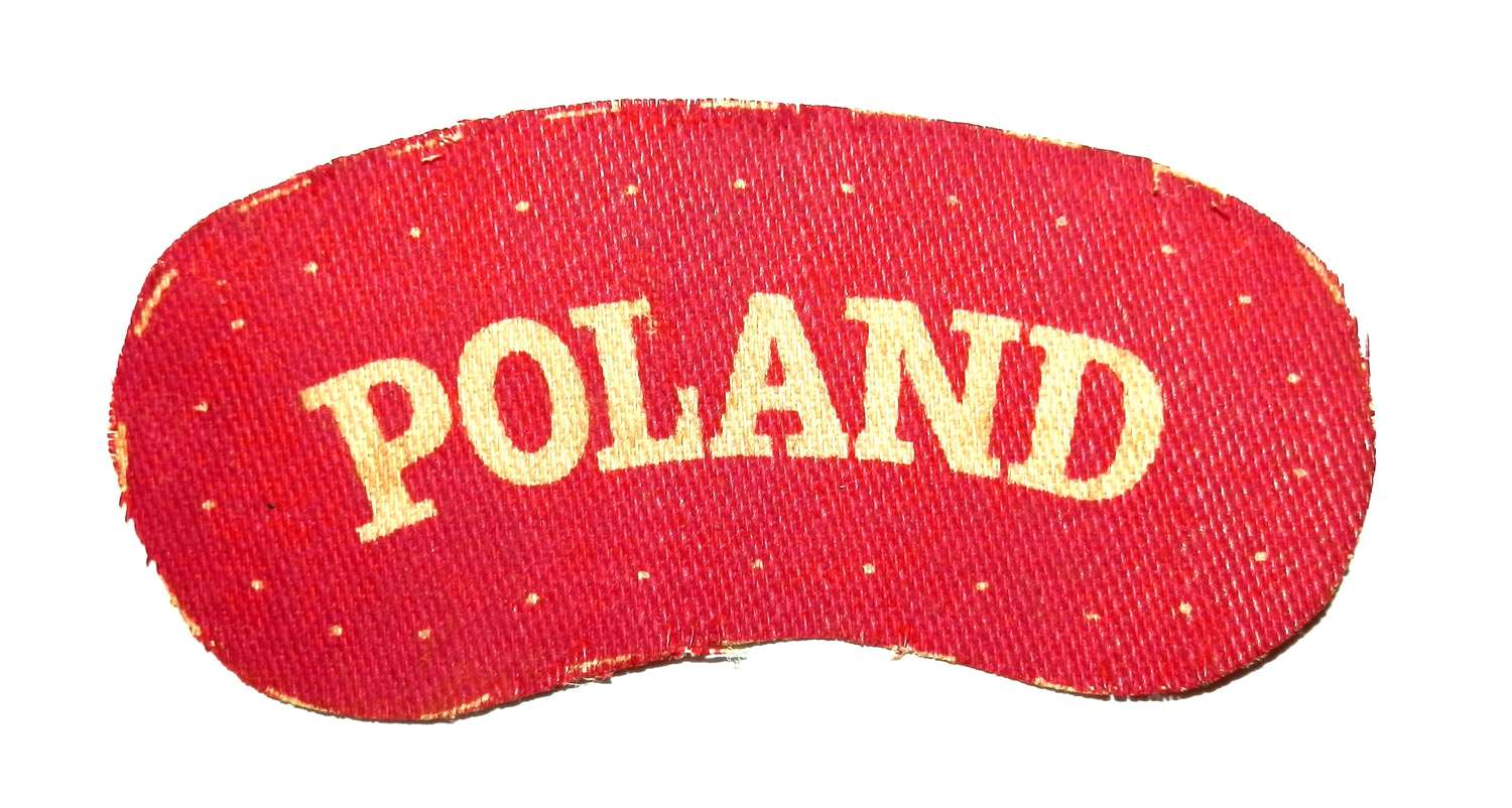 WW2 ‘Poland’Military Printed Shoulder Title.