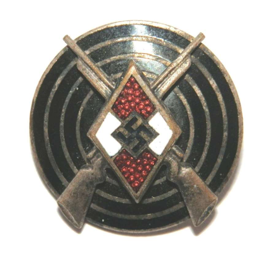 Hitler Jugend Marksman’s Badge’s. (HJ Schützen-Abzeichen).