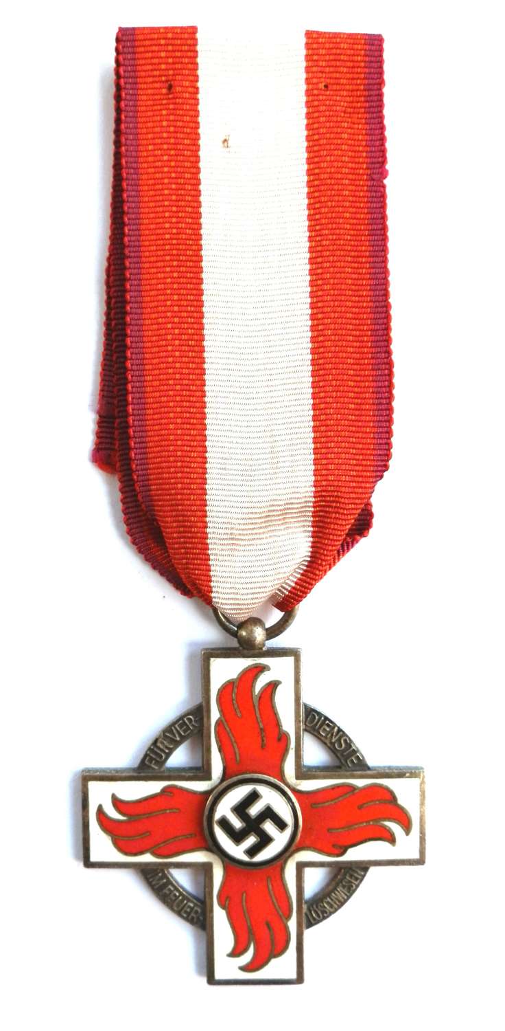 German Reichs Fire Brigade Honor Cross.