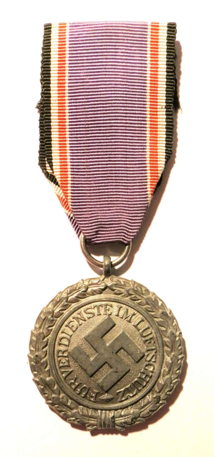 German Air Raid Warden 2nd Level Medal