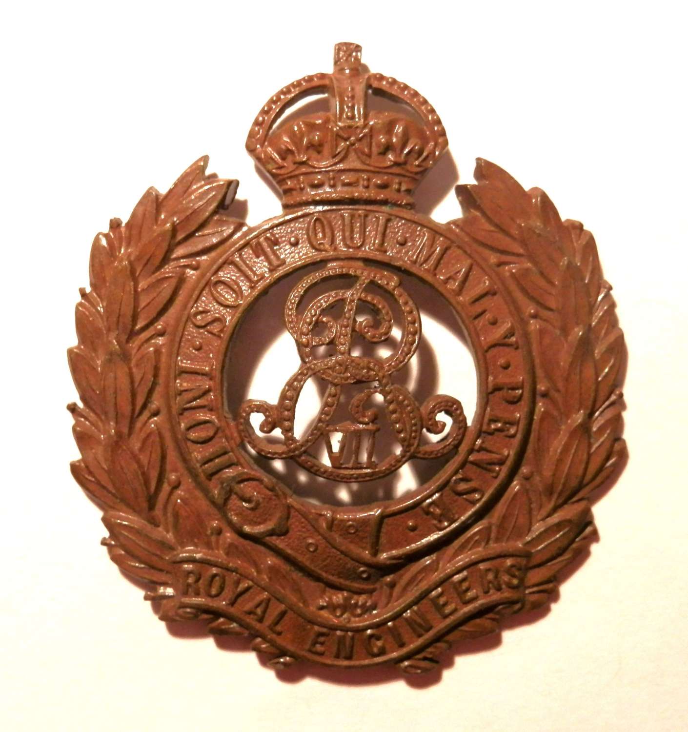 Royal Engineers (ED VII) Officers Cap Badge.