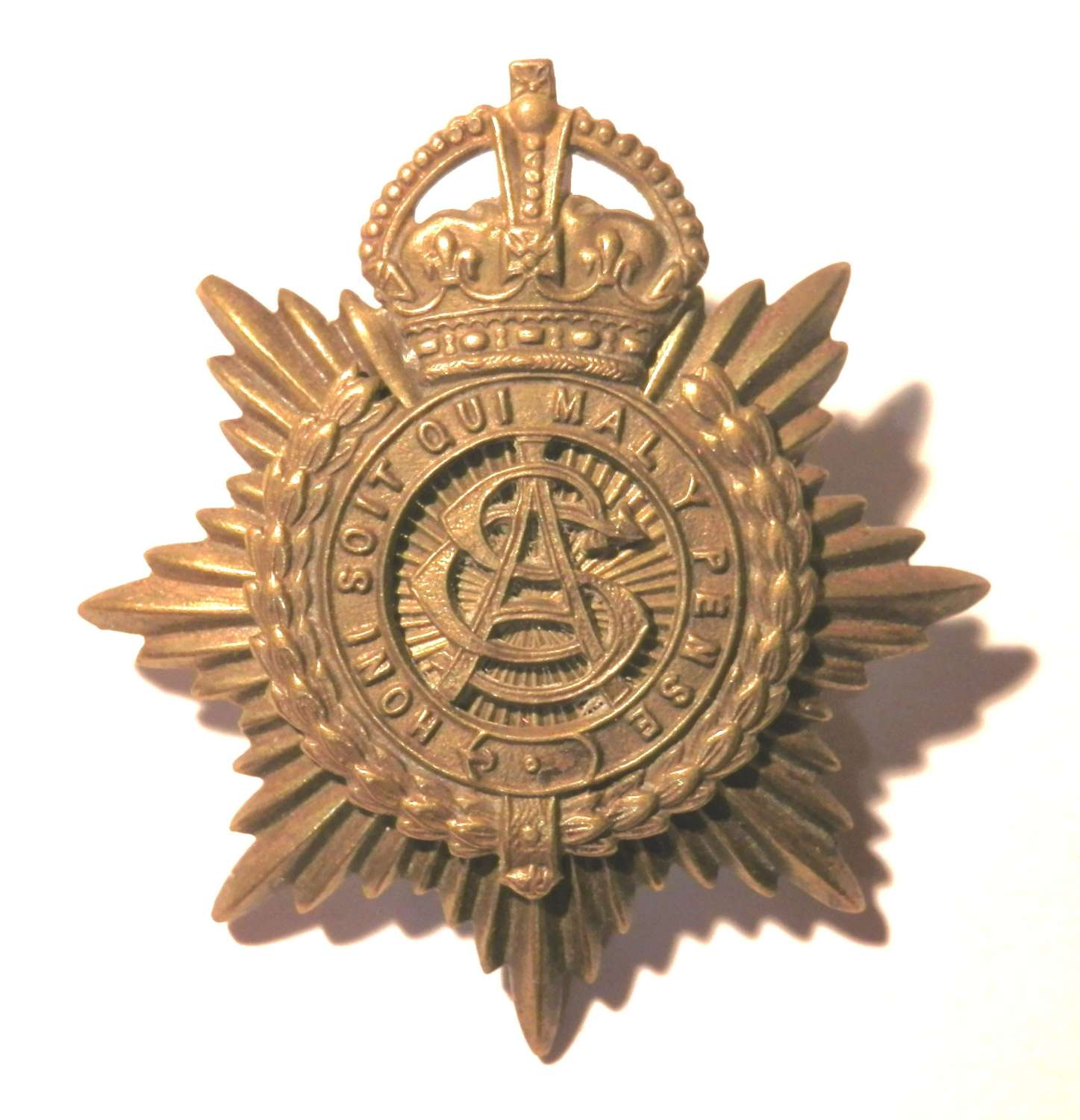 Army Service Corps Officers Cap Badge.
