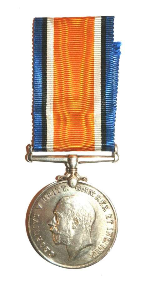 British War Medal. Pte. Edward O. Stewart. 14th Hussars.