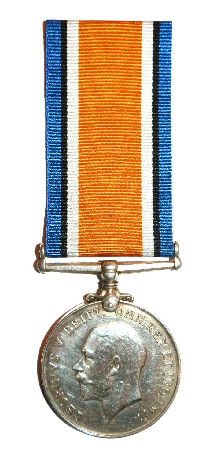 British War Medal. Pte. William Thorne. Royal Berkshire Regiment.