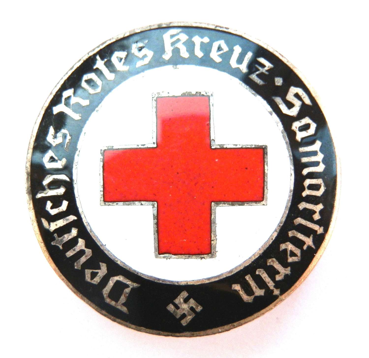 DRK (German Red Cross) service brooch.