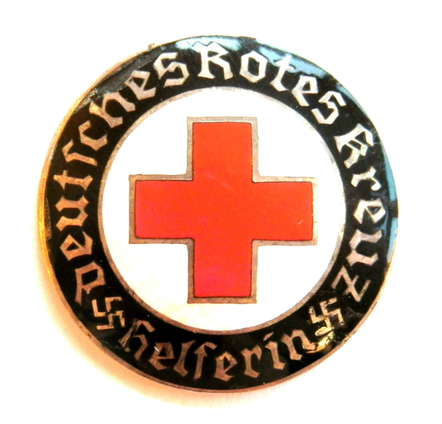 DRK (German Red Cross) service brooch.