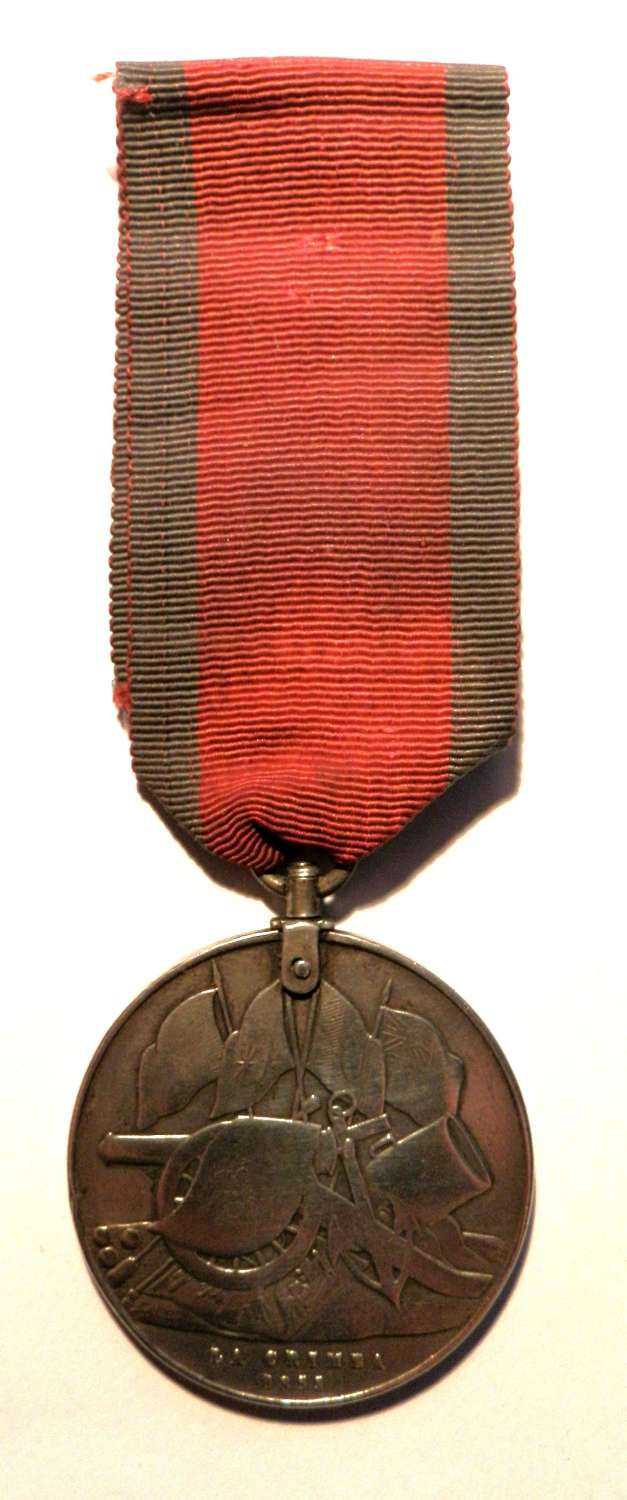 Turkish Crimea Medal ‘Sardinia Issue’. Cpl. W. Wells Royal Artillery.