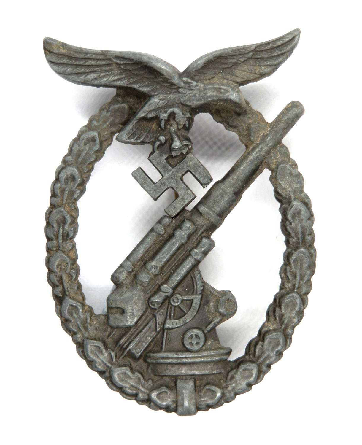 Luftwaffe Anti Aircraft Flak Badge. Non marker marked.