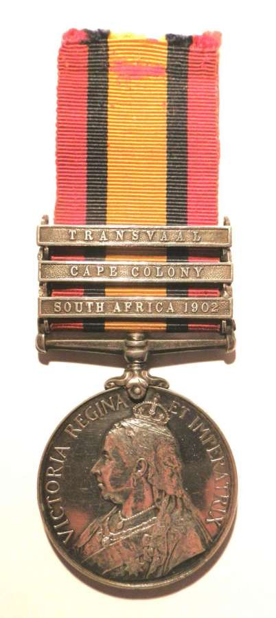Queen South Africa. Private J.W. Beckett.  4th Bn. Kings (Liverpool) R