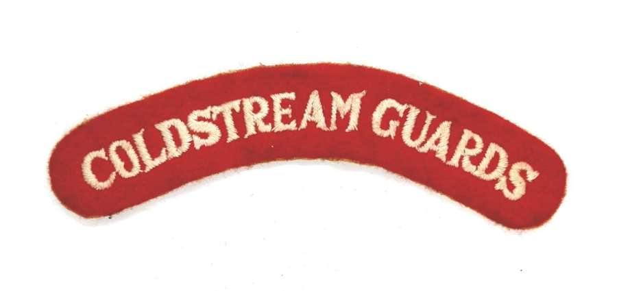 Coldstream Guards Cloth Shoulder Title.