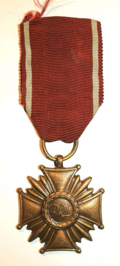 Polish Cross of Merit PRL. Bronze Medal.
